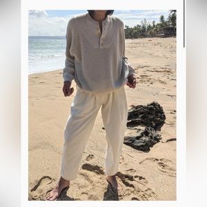 Vintage Oat Rib Henley (Eddie Bauer, bought from Na Nin)